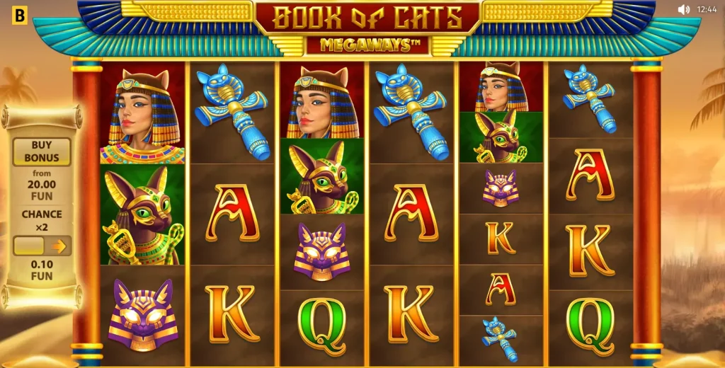 ブックオブキャッツメガウェイズ（Book of Cats Megaways）